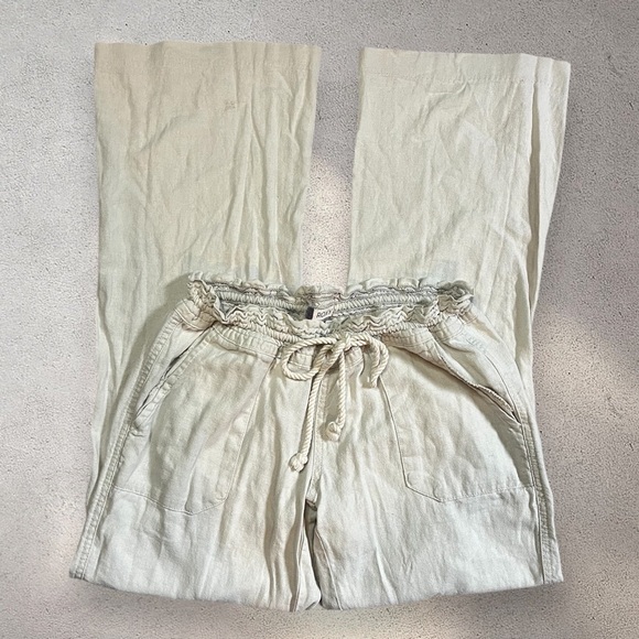 ROXY CREAM WHITE TROUSERS - Picture 1 of 4